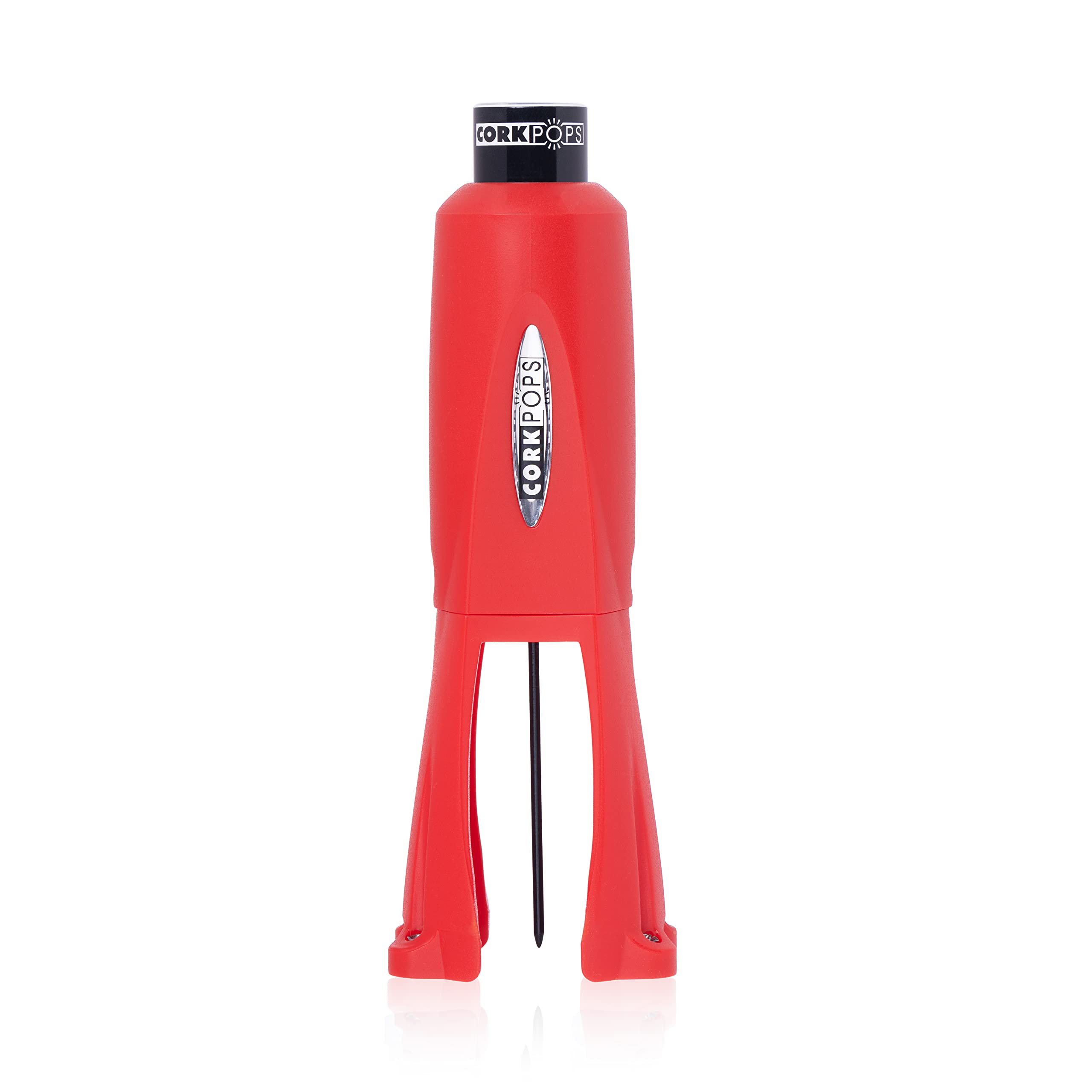 Cork Pops Legacy saca-vino con facilidad para abrir botellas sin esfuerzo.