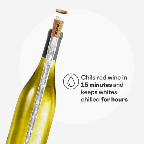 Corkcicle Air enfriador-vino proceso de vertido sencillo y limpio.