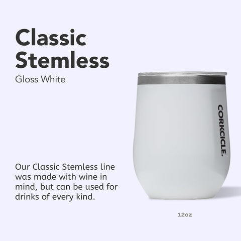 Corkcicle aislamiento triple, vaso inoxidable, mantiene temperatura por mas tiempo.