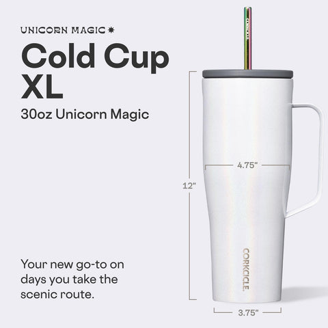 Corkcicle Asa ergonómica plana para sostener con comodidad.