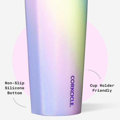 Corkcicle base antideslizante de silicona: estabilidad extra en superficies mojadas.
