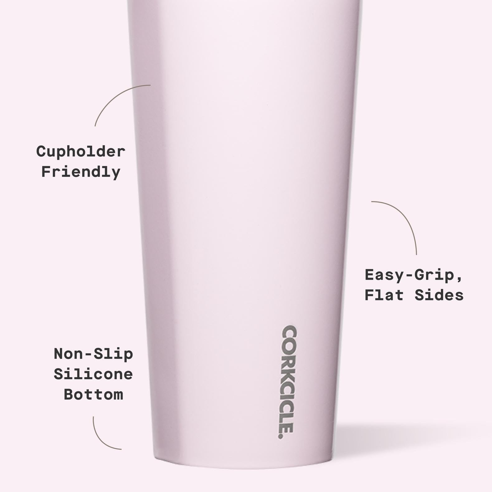 Corkcicle Classic Tumbler interior aislado para temperaturas estables.
