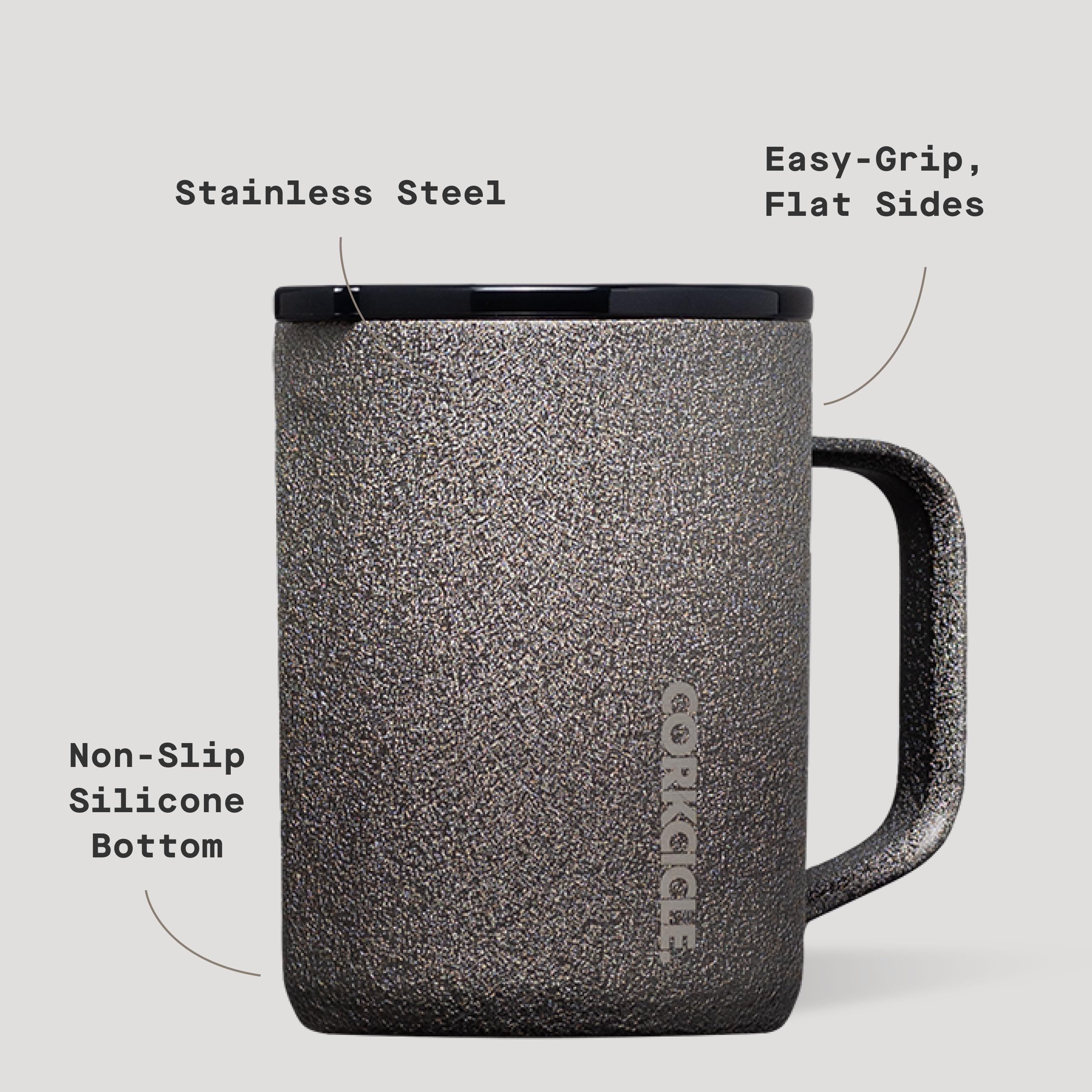 Corkcicle: taza para café, diseño elegante, ideal para oficina, viaje o casa.