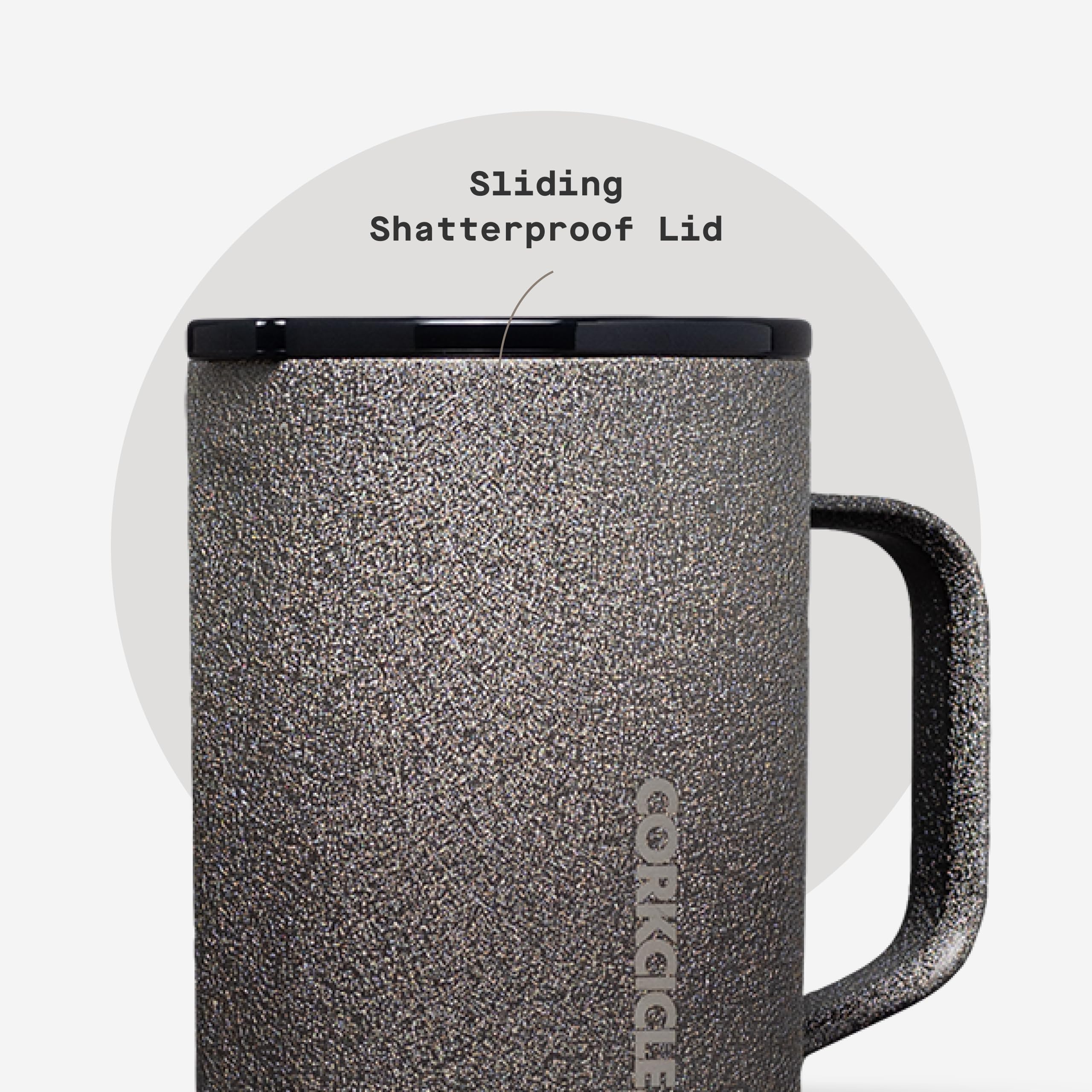 Corkcicle: taza con uso diario para café, práctico y cómodo.