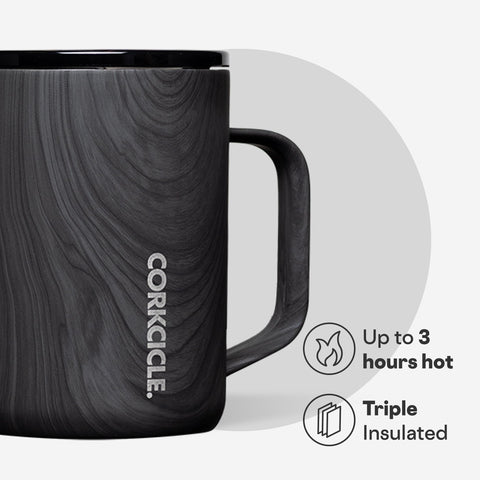 Diseño ergonómico y agarre estable para uso diario con Corkcicle Classic.