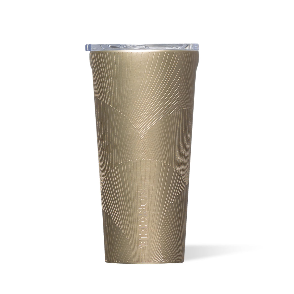 Corkcicle Classic Tumbler de frente para sorbos estables todo el día.
