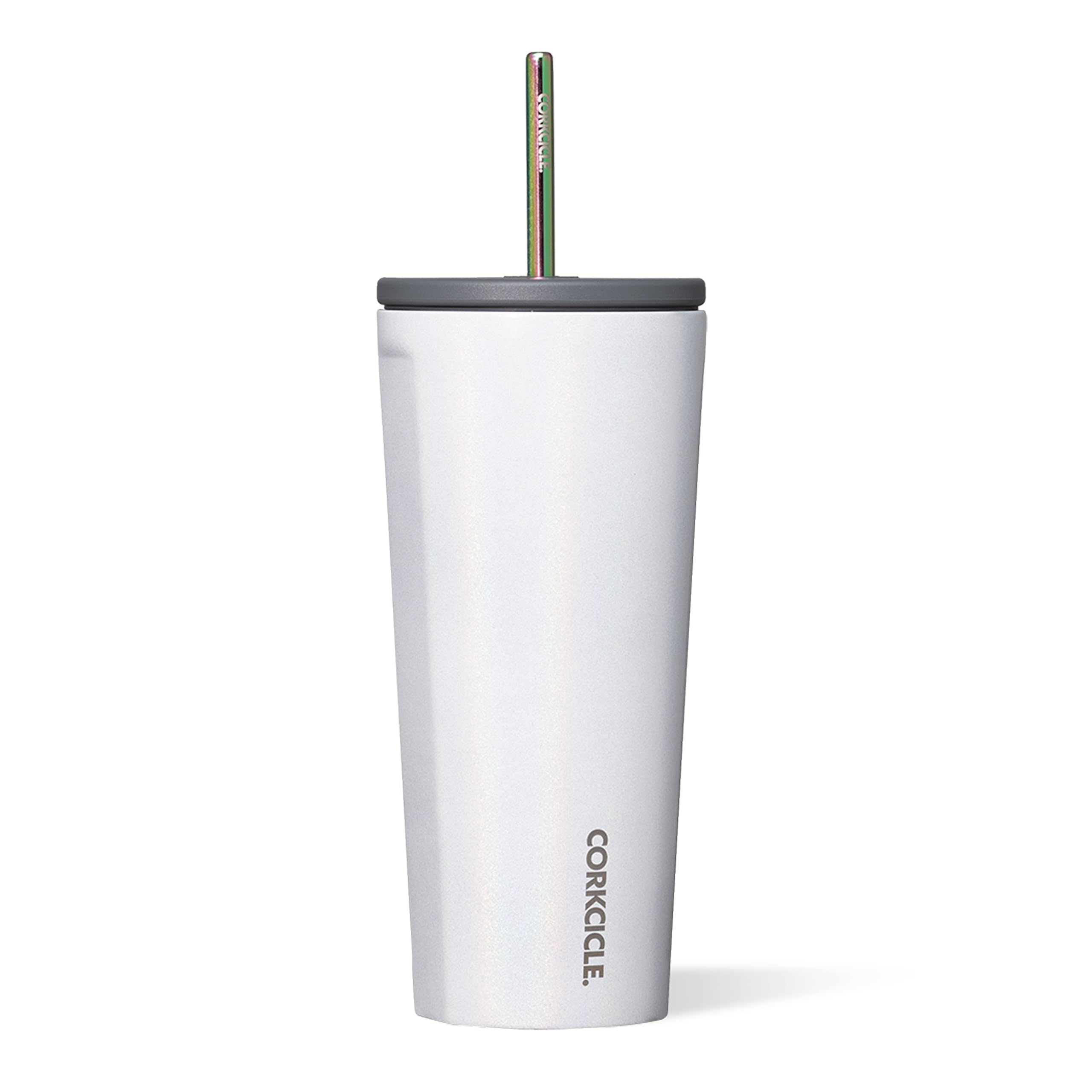 Corkcicle Unicorn Magic frente: mantiene bebidas frías hasta 12 horas.