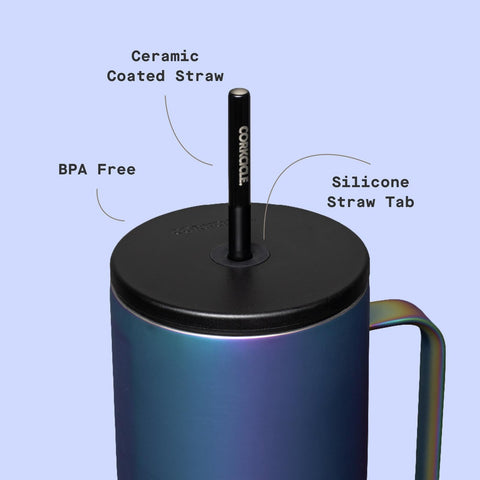Corkcicle Cold Cup XL aislamiento triple mantiene bebidas frías por más tiempo.