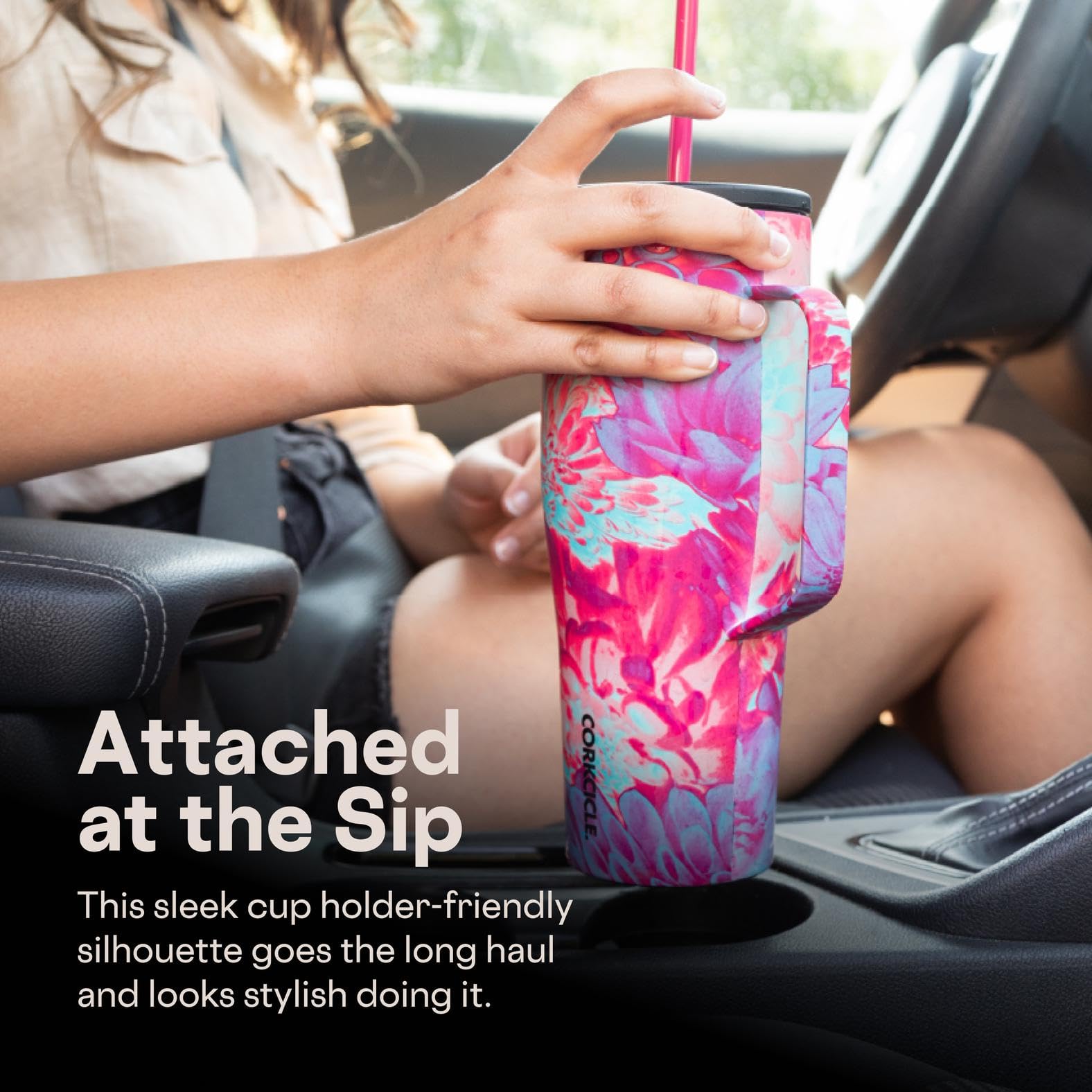 Corkcicle Cold Cup XL en uso diario para hidratación