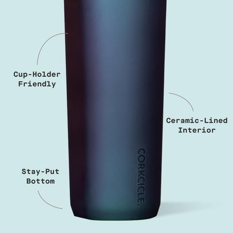 Corkcicle Commuter Cup acabado brillante y moderno