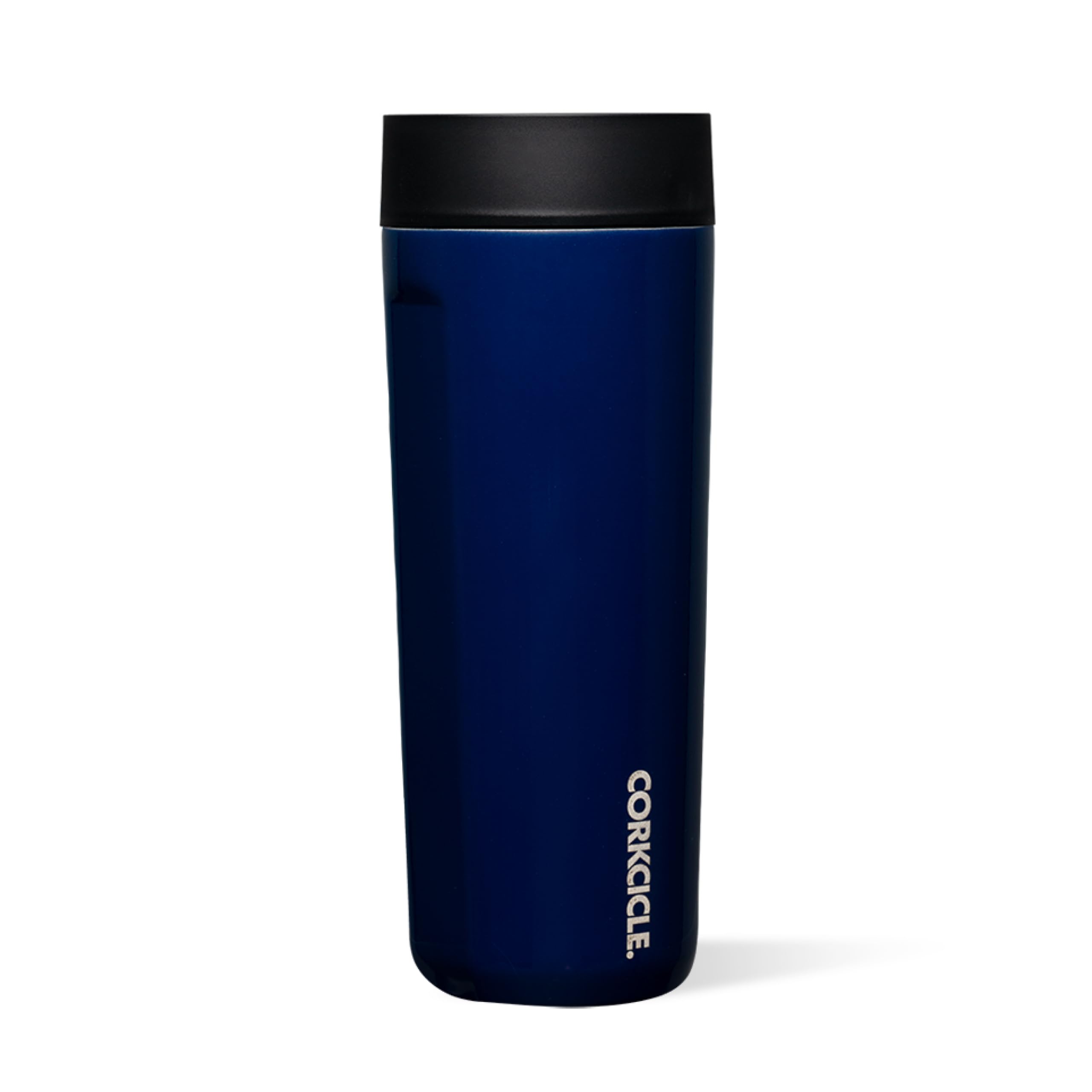 Corkcicle Commuter Cup con tapa 360° para evitar derrames en movimiento.