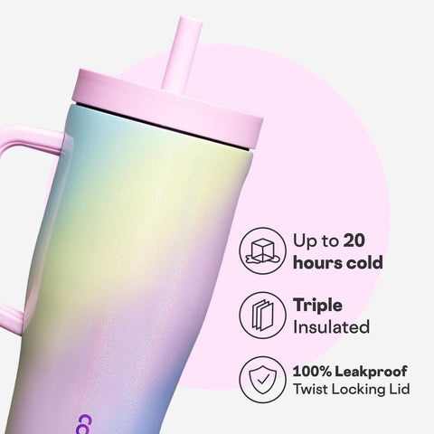 Corkcicle Cruiser: base antideslizante de silicona para estabilidad en superficies.