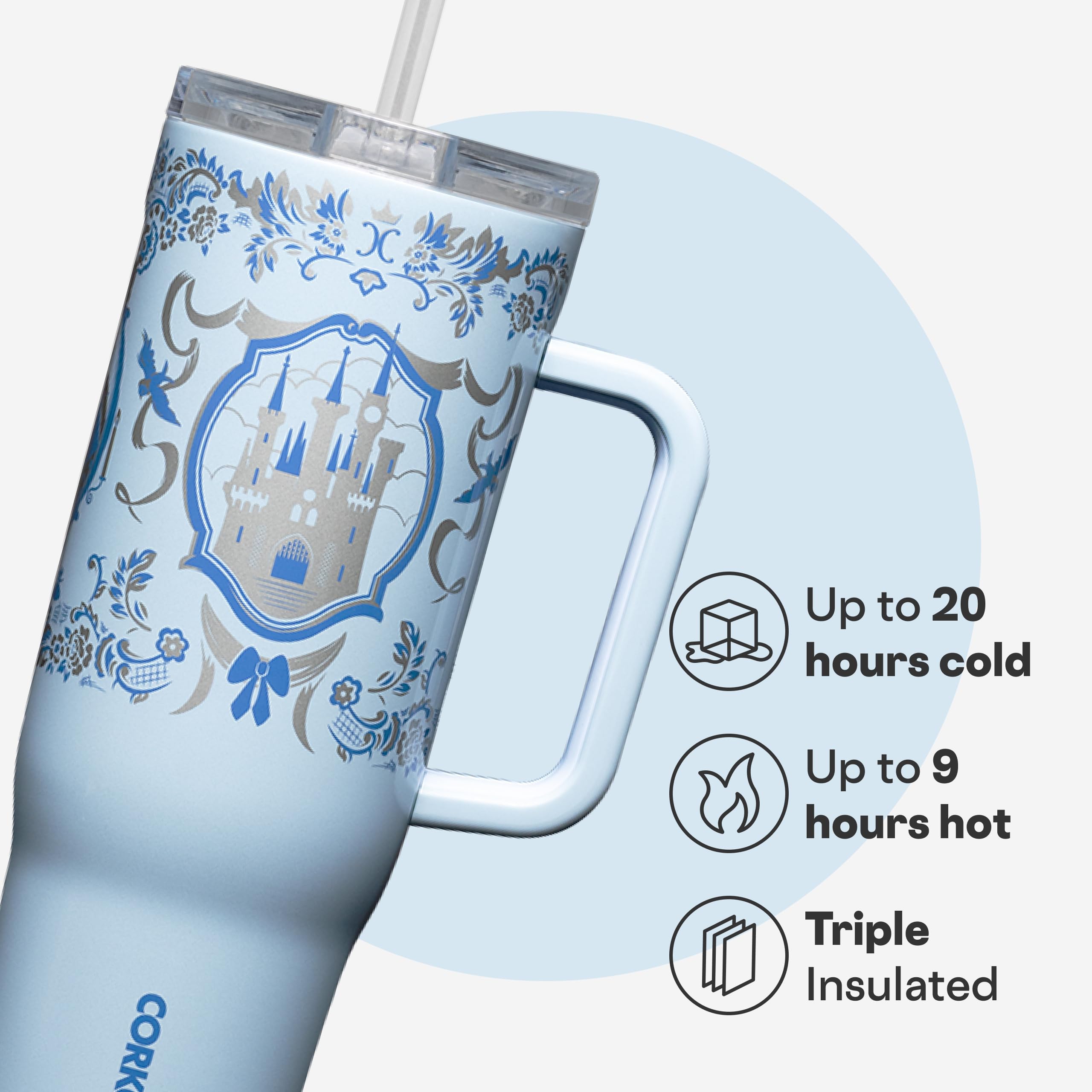 Corkcicle Cruiser, diseño ergonómico para sujetar con una sola mano