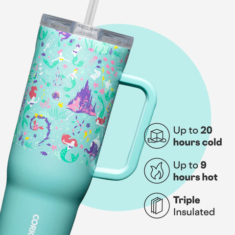Corkcicle Cruiser tapa de alto flujo y pajilla incluida