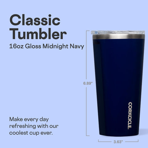 Corkcicle vaso termico diseño ergonomico con agarre plano para viajar