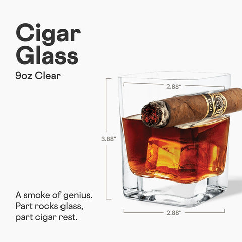 Corkcicle Diseño ergonomico vaso whisky para manejo estable durante cada sorbo.