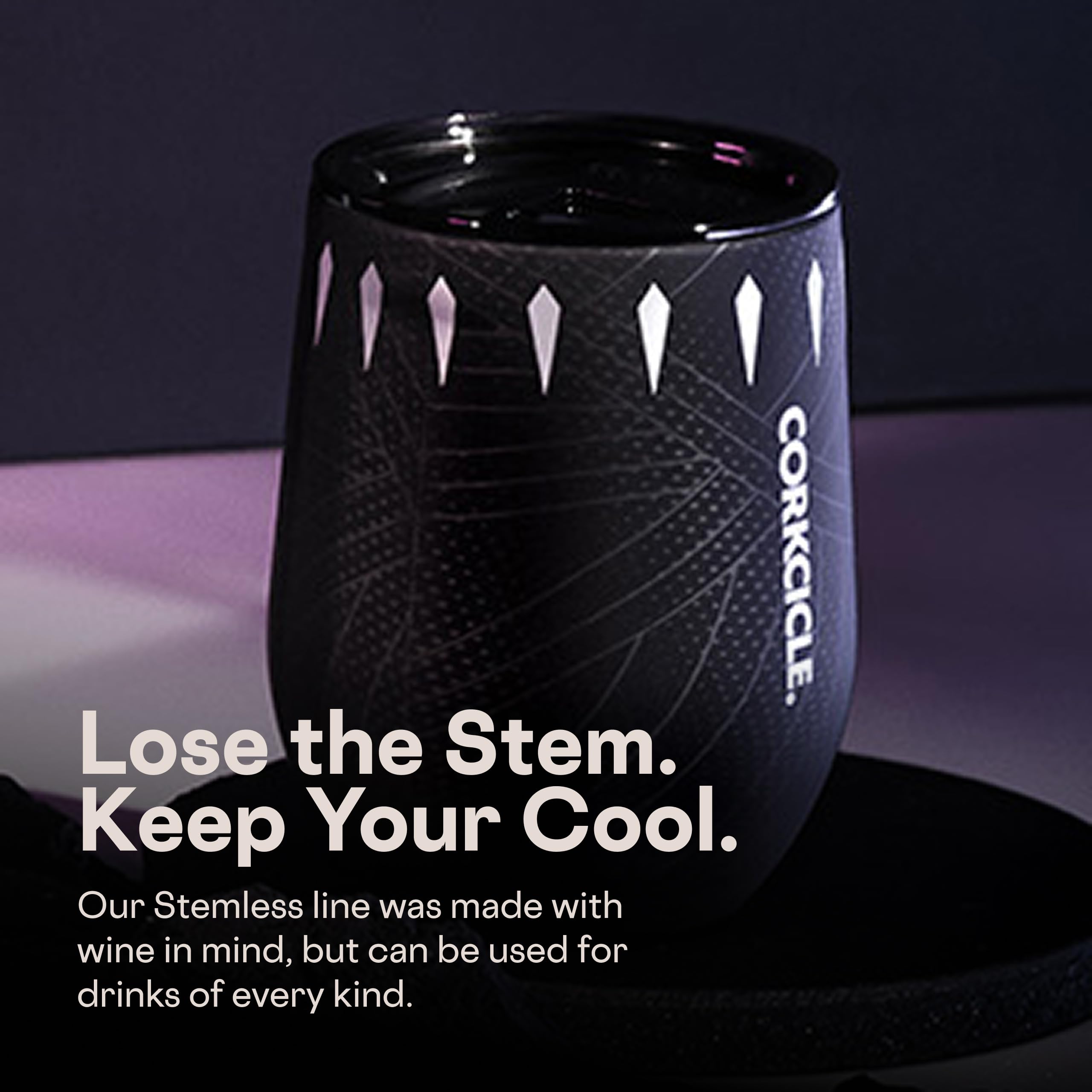 Diseño moderno y reutilizable de Corkcicle para cualquier ocasión.