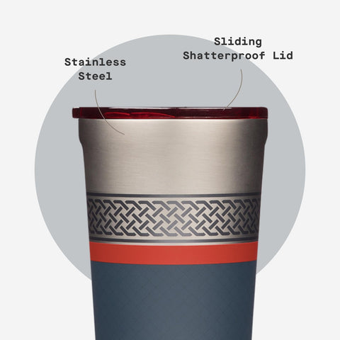 Vaso térmico Corkcicle Disney Thor: compatible con porta vasos para viajes.