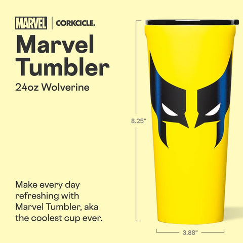 Corkcicle Disney Wolverine: aislamiento triple mantiene la bebida fría por más horas.