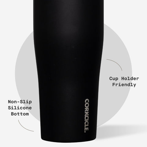 Corkcicle Go Cup XL diseño-amigable-para-portabebidas encaja en la mayoría de coches.