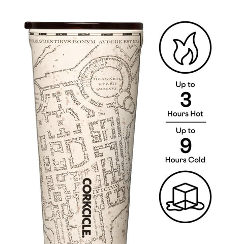 Base antideslizante del Corkcicle Harry Potter Tumbler para mesa estable.