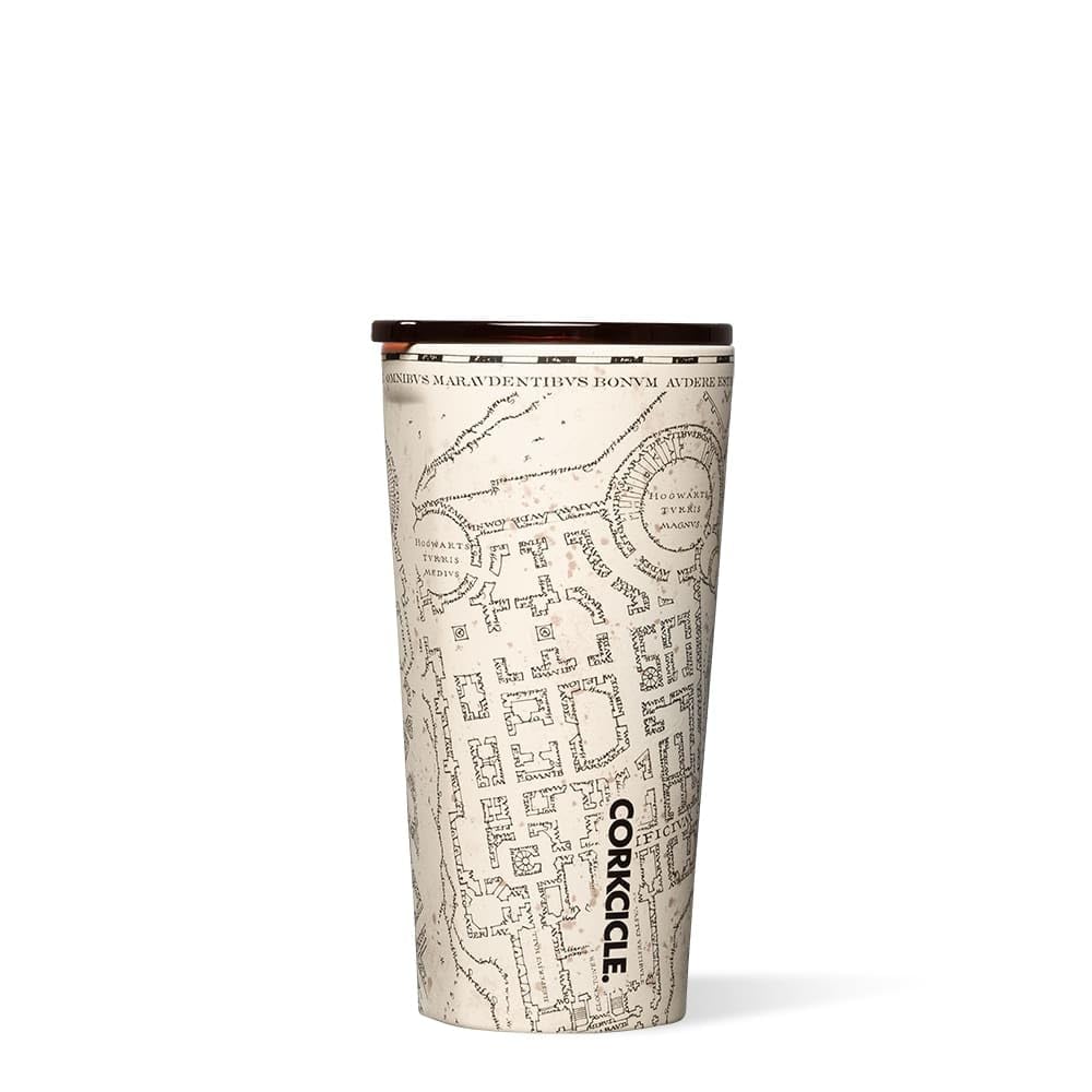 Corkcicle Harry Potter Tumbler con diseño Mapa Merodeador para uso diario.