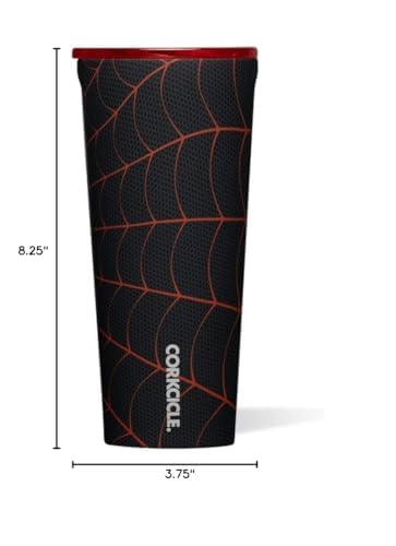 Edición Miles Morales del Corkcicle Marvel Tumbler, perfecto para fans con estilo.