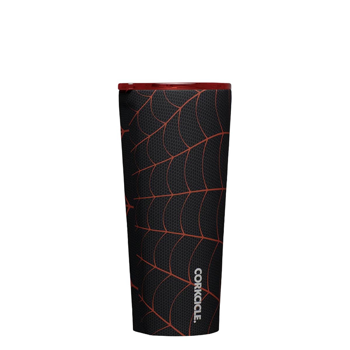 Mango ergonómico del Corkcicle Marvel Tumbler para un agarre cómodo.