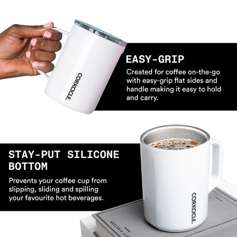 Corkcicle Origins Vaso de viaje de 475 ml para porciones generosas.