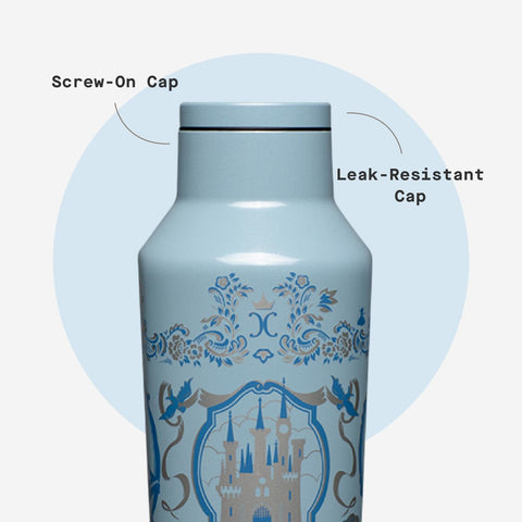Corkcicle Princesa Cenicienta ideal para gimnasio y entrenamientos