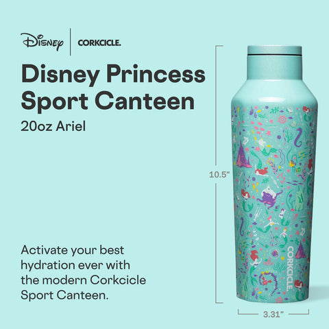 Corkcicle Ariel, diseño de princesa para colección y uso diario