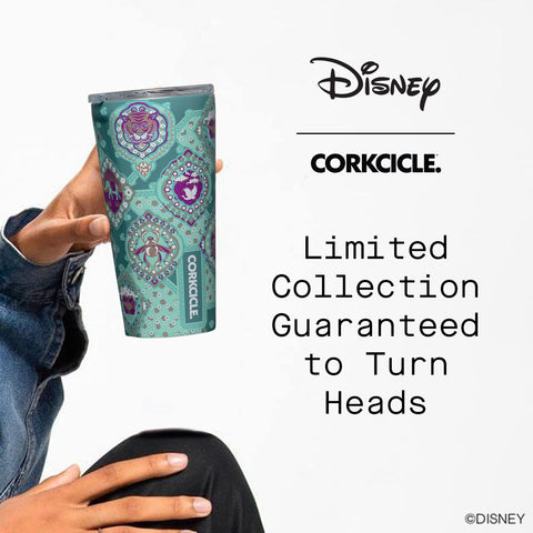 Corkcicle Princesa Jasmine Acabado de Acero Inoxidable, duradero