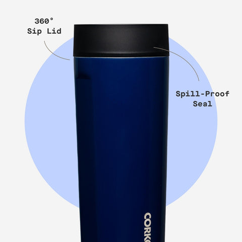 Corkcicle Commuter Cup, regalo navideño elegante para amantes del café.