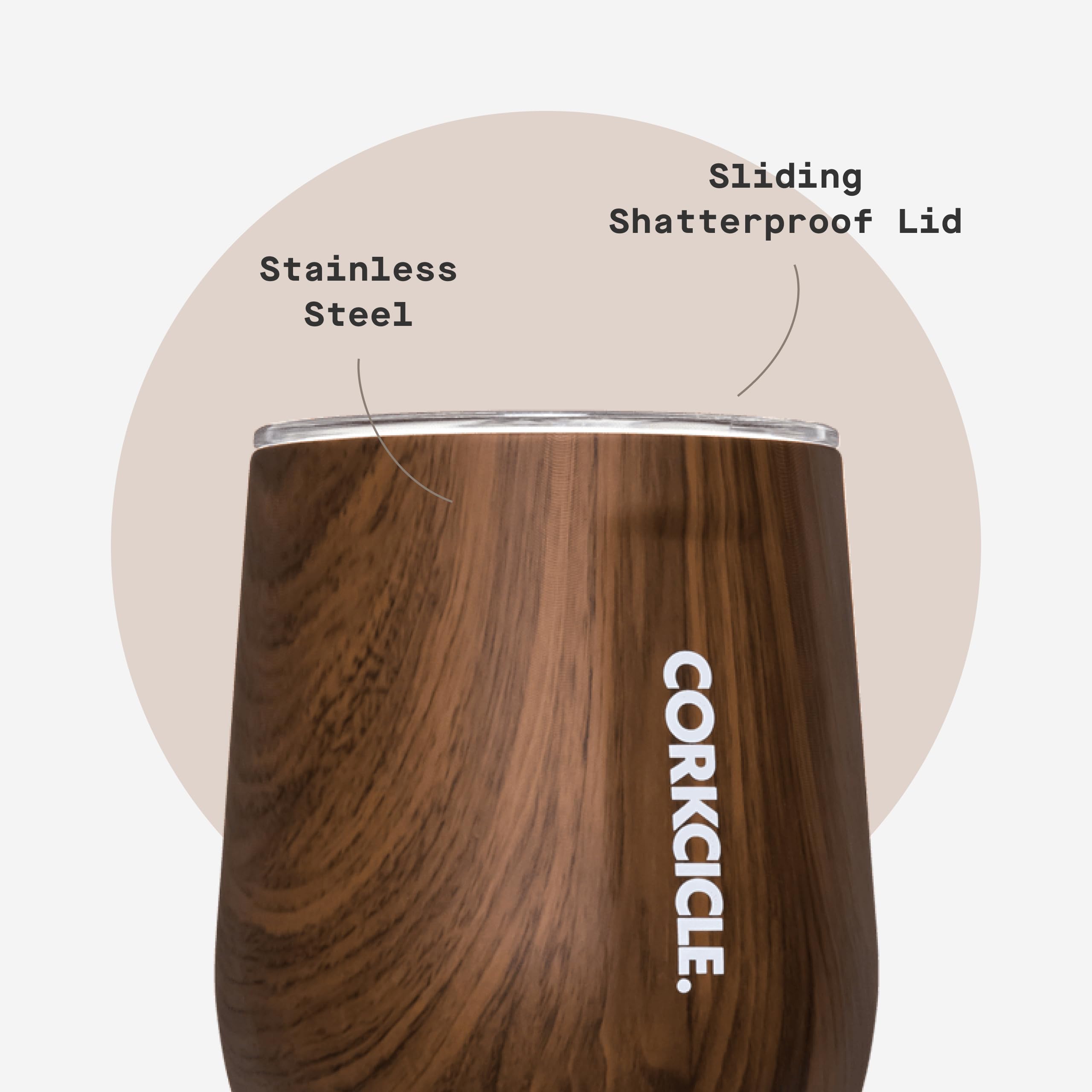 Vaso Corkcicle regalo veraniego ideal para fiestas al aire libre