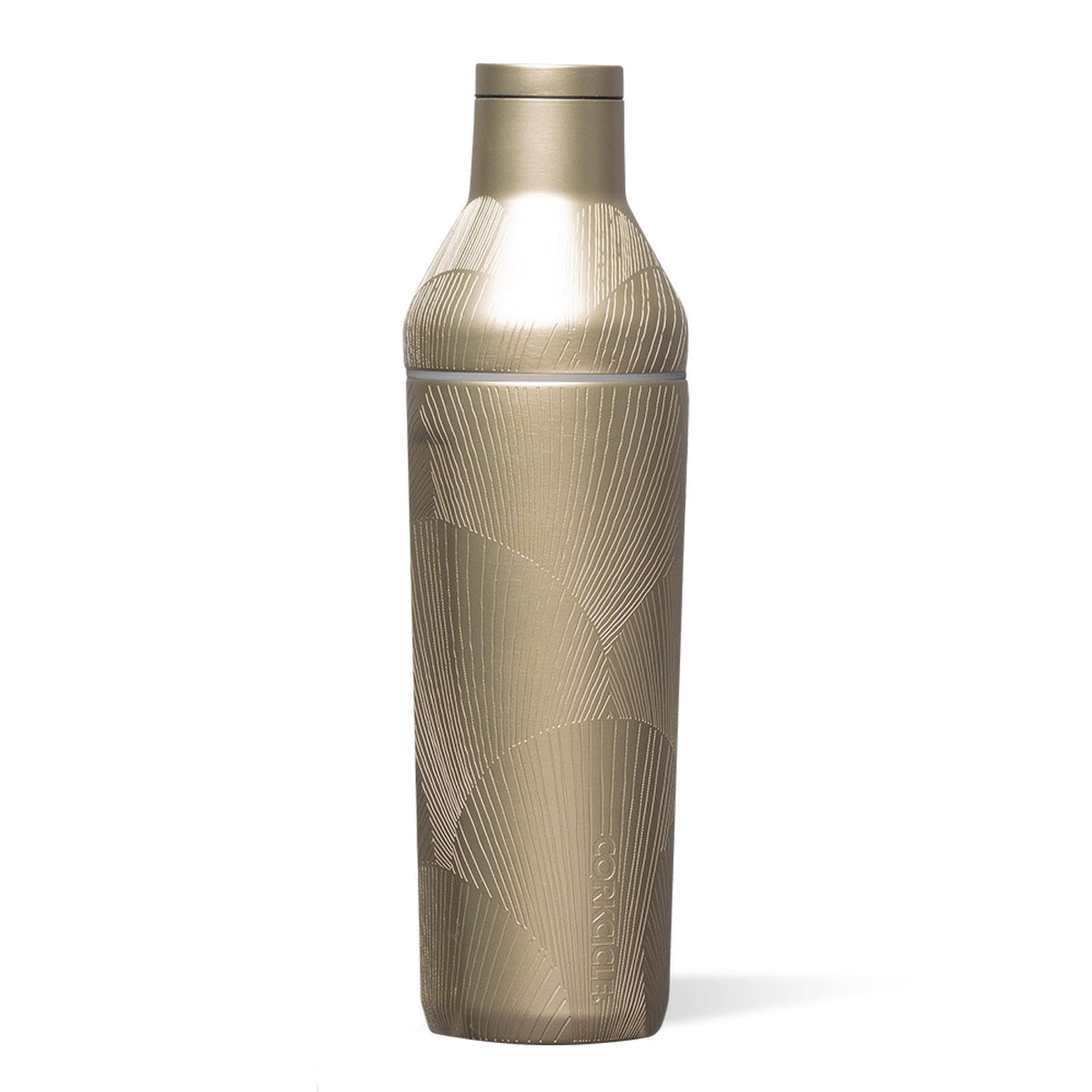 Corkcicle Shaker de cocteles en acero inoxidable mantiene la bebida fría.