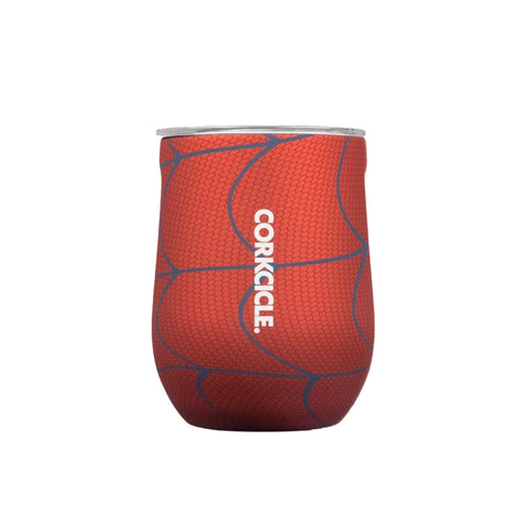 Corkcicle Spider-Man vaso sin tallo de 12 onzas mantiene bebidas frías