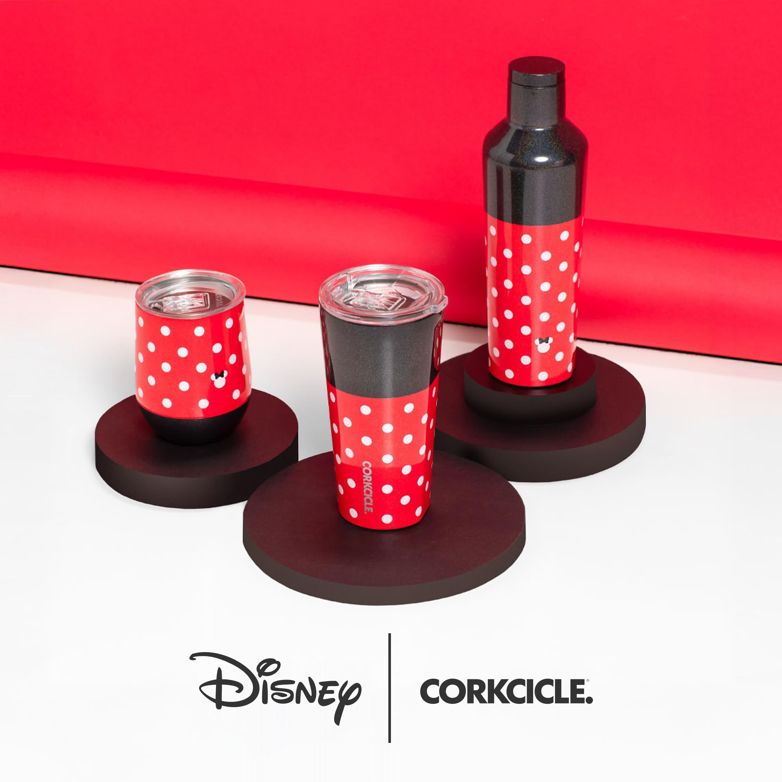 Corkcicle Stemless Minnie Mouse Tie Dye regalo, ideal para cumpleaños o fiestas