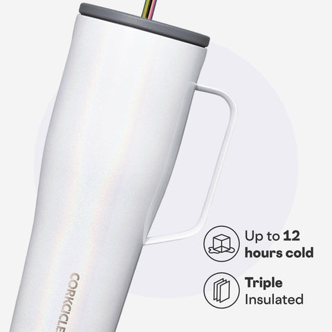 Corkcicle Tapa anti-derrame para viajes y traslados limpios.