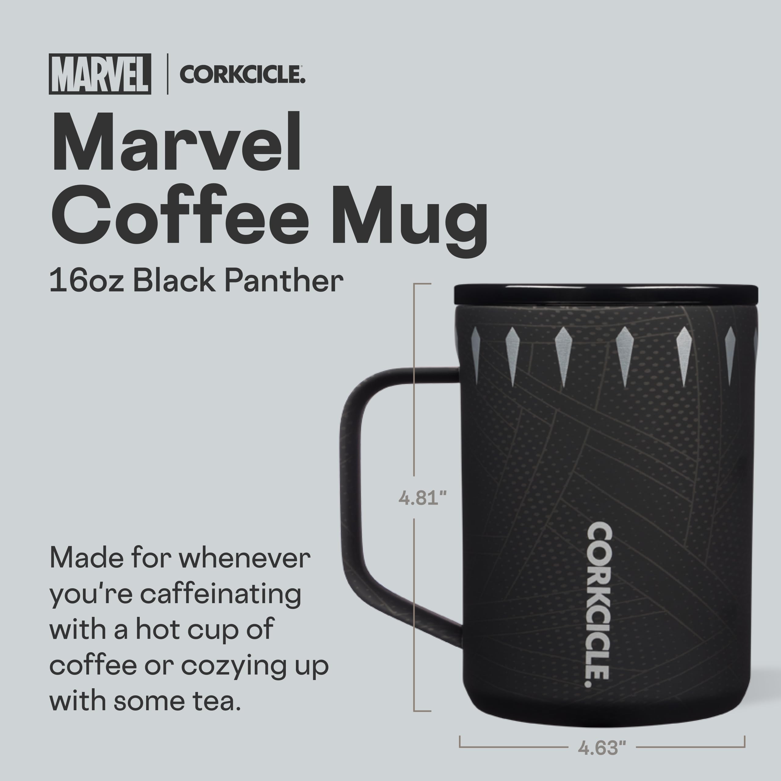 Corkcicle Tapa deslizante anti-derrame para viaje.