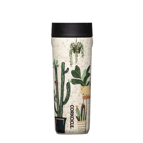 Corkcicle Commuter Cup con tapa 360° para beber desde cualquier ángulo y mantener bebida fría.