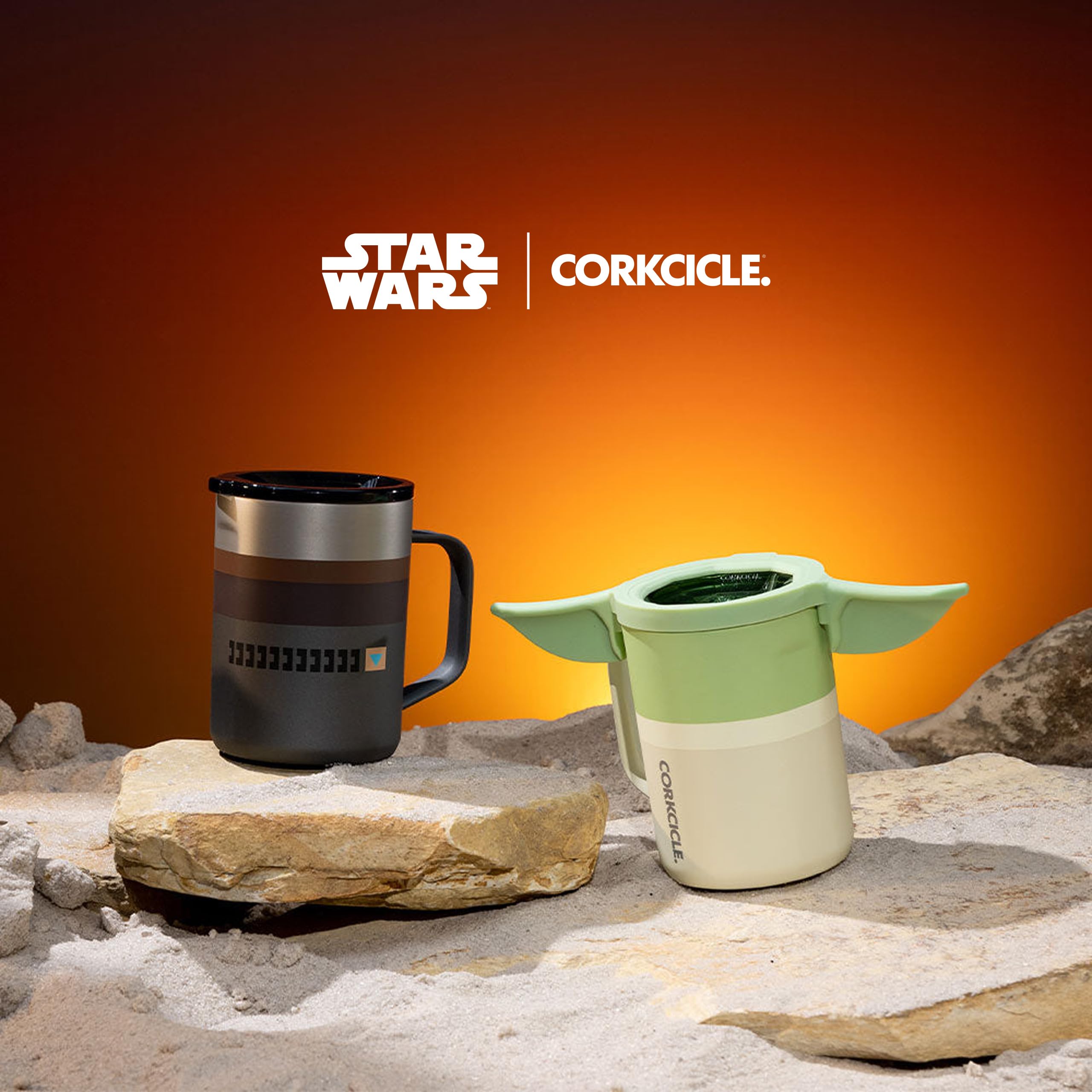 Diseño moderno de Corkcicle que añade estilo a la mesa.