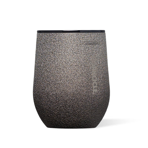 Corkcicle Vaso sin tallo Steel Shadow, diseño elegante para vino y bebidas frías.