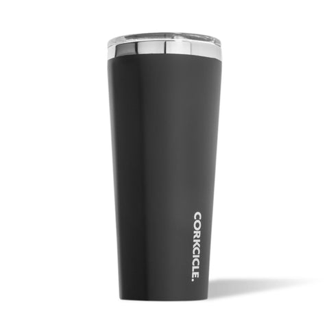 Corkcicle Vaso térmico clásico 24oz negro mate, ideal para movilidad diaria.