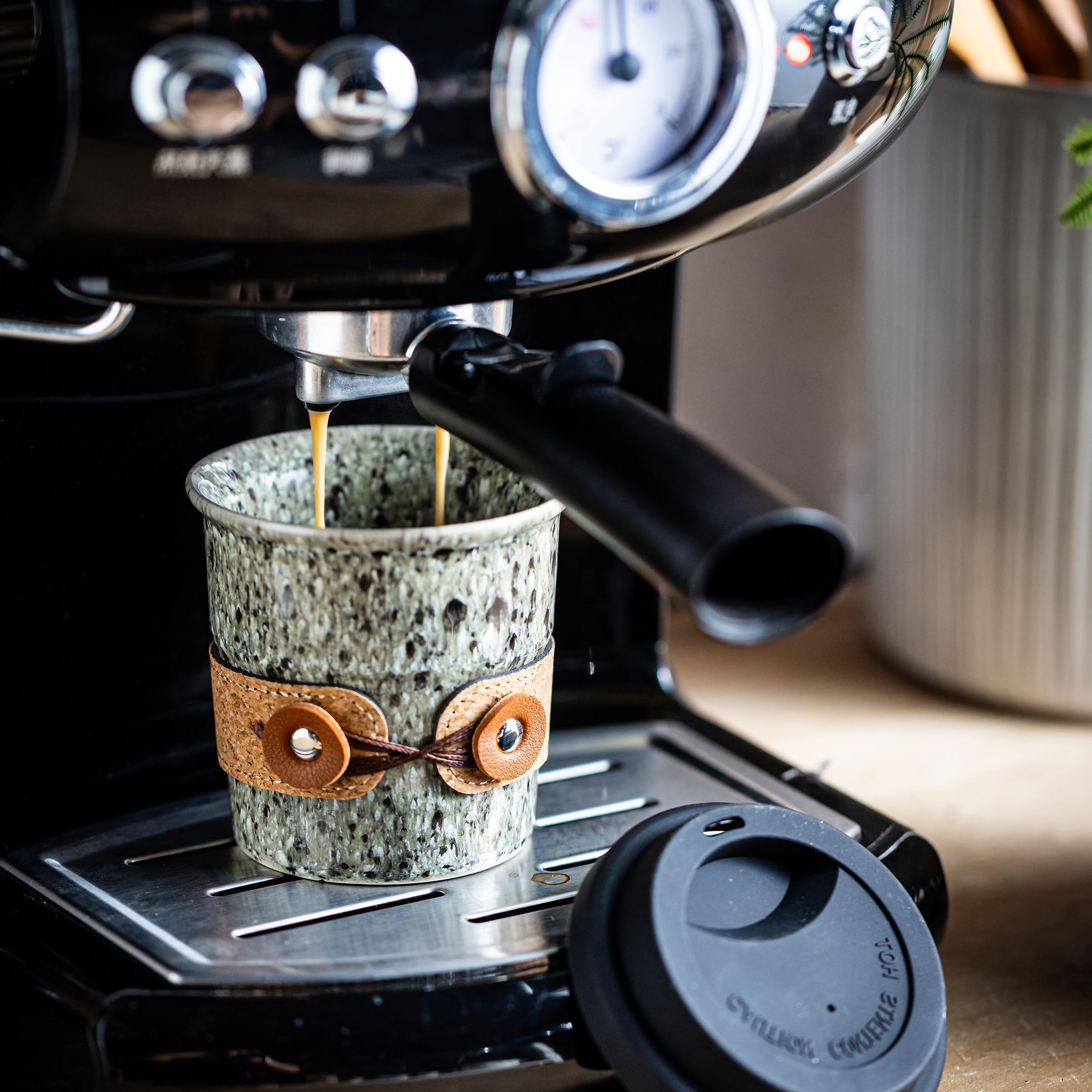 Cormomu Capacidad de 250 ml para espresso o té.