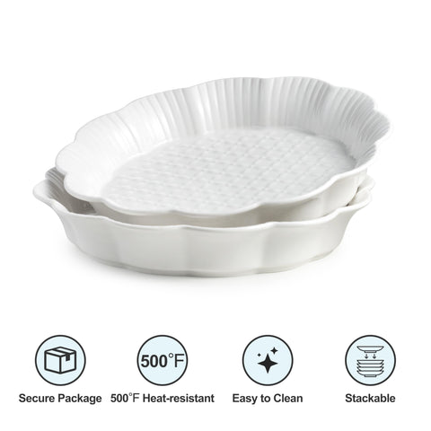 Cormomu plato pie cerámico glazeado, superficie antiadherente para limpieza fácil.