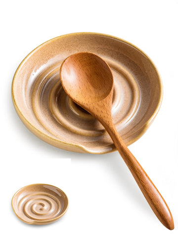 Cormomu reposacucharas de cerámica para cocina, mantiene encimeras limpias durante la cocción.