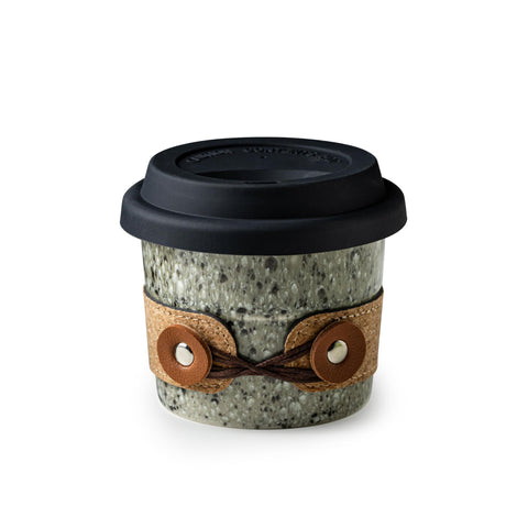 Cormomu Taza Café con Tapa de 6,5 onzas mantiene el aroma y evita derrames durante el viaje.