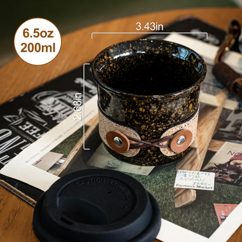 Cormomu vaso cerámico conserva sabor natural para café y té