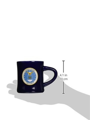 Taza Cornell azul capacidad 8oz perfecta para té y café