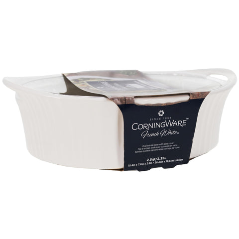 Presentación elegante en mesa con CorningWare Blanco Francés.